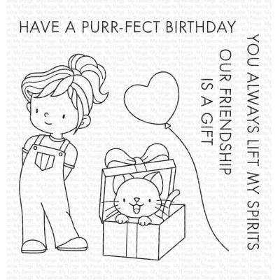 My Favorite Things Clear Stamps - Purr-fect Birthday